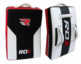 RDX Pattes D'Ours Boxe MMA Incurvées - Bouclier Pao Muay Thai Kick Boxing Avec Cuir Maya Hide