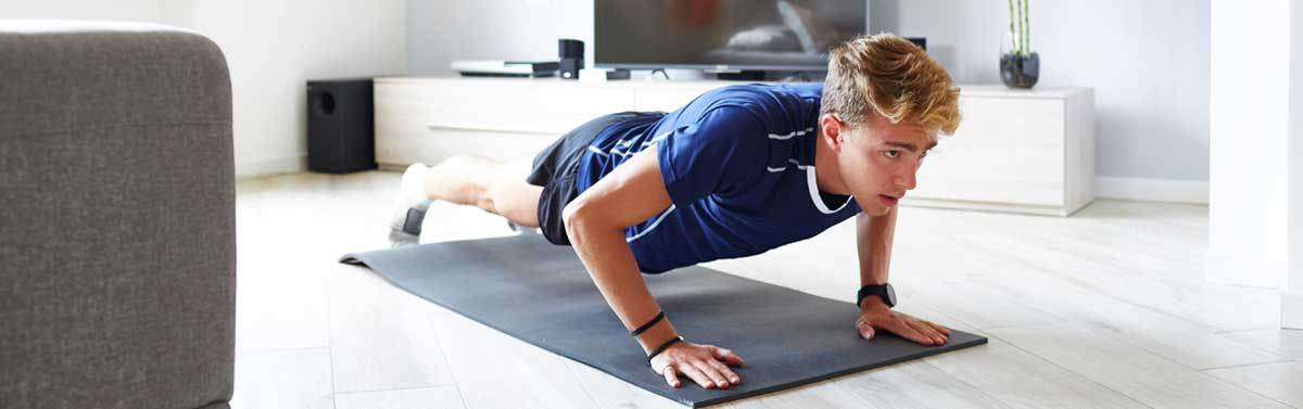 equipo de gimnasio en casa